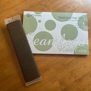34 pieces Bessrung seamless hair ties